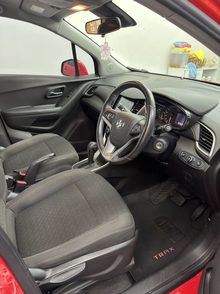 Clean Holden Trax interior after the detail